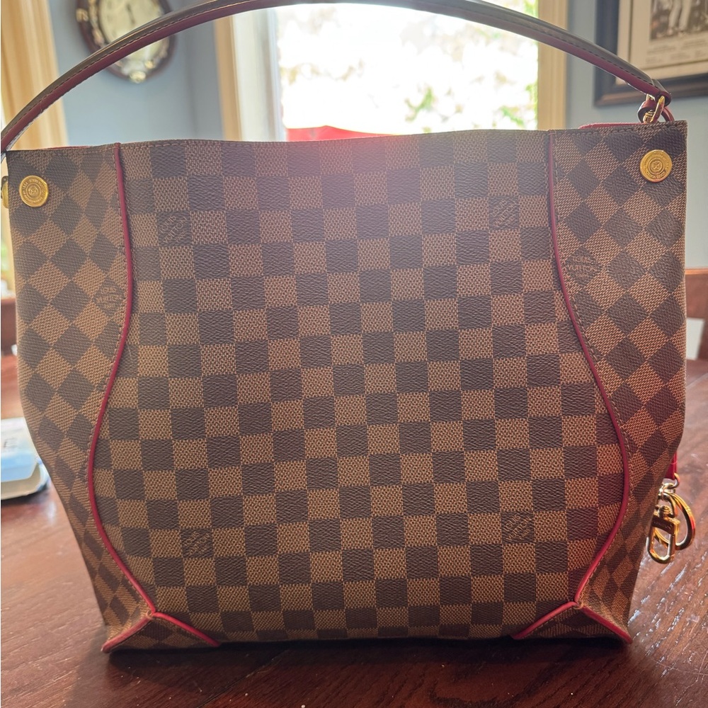 Louis Vuitton Caissa Damier Hobo Bag